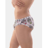 Barcode Berlin Slip de bain FETISH DOG Blanc